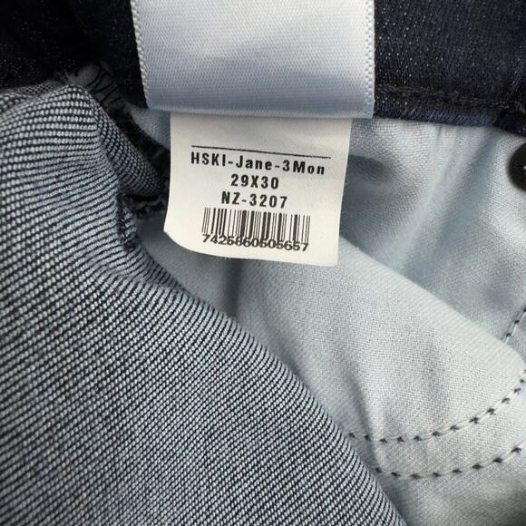 Mott & Bow High-Rise Skinny Dark Wash Stretch Comfy Jeans Women's Size 29 - Picture 8 of 8